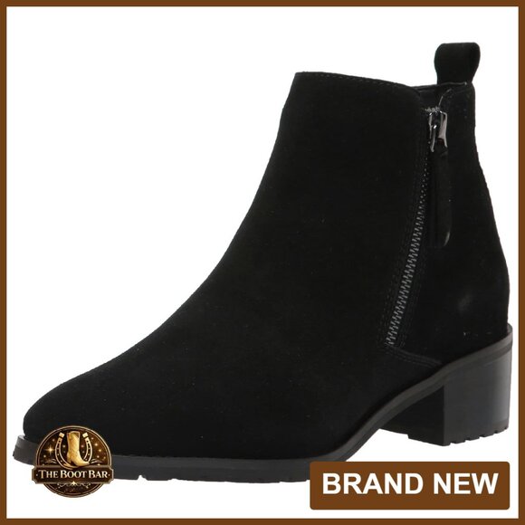 Waterproof Suede Ankle Boots with 1.75